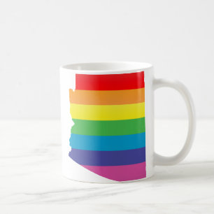 arizona pride. striped. coffee mug