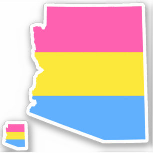 arizona pride striped pansexual flag