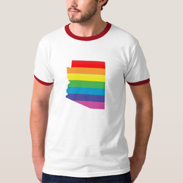 arizona pride. striped. T-Shirt (Front)