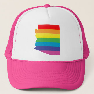arizona pride. striped. trucker hat