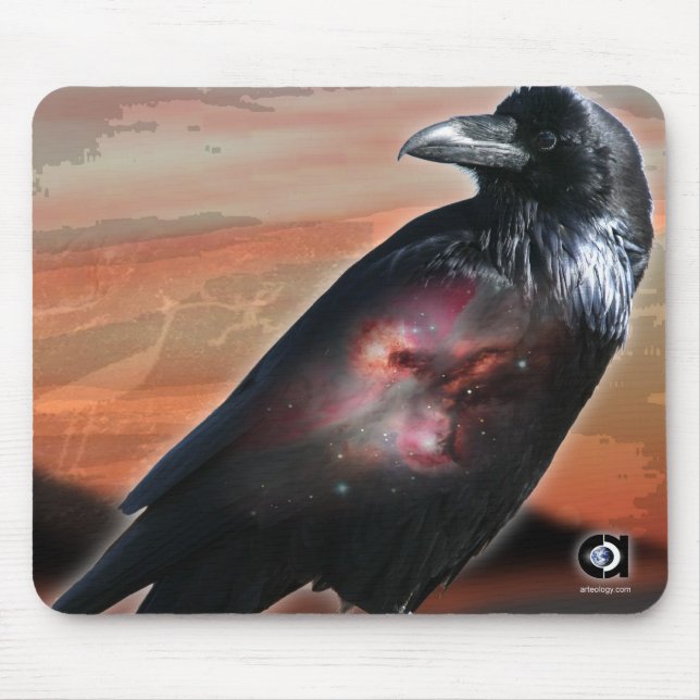 Arizona Raven Mouse Mat (Front)