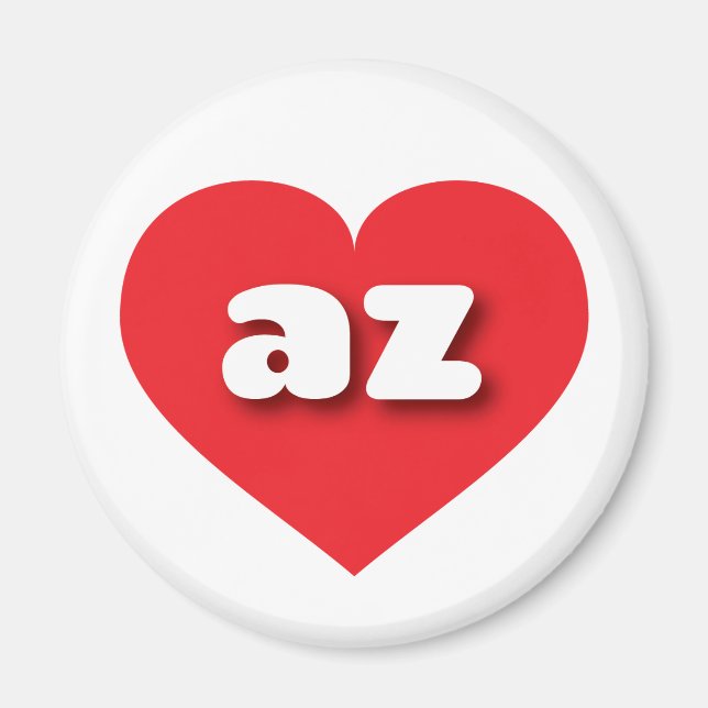 Arizona red heart - I love az Magnet (Front)