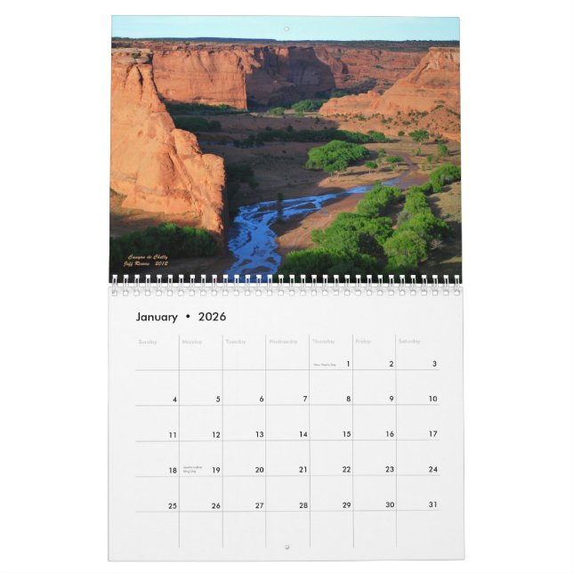 Arizona Red Rock Country _ 2013 Calendar (Jan 2026)
