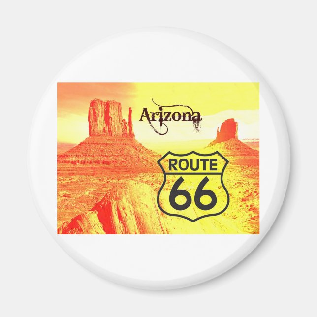 Arizona Route 66 Magnet (Front)
