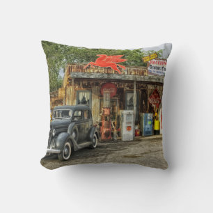 Arizona Route 66 retro store Cushion