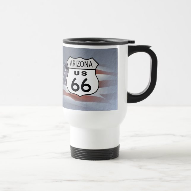 Arizona Route 66 Travel Mug (Right)