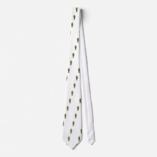 Arizona Saguaro Cactus Christmas Lights Tie