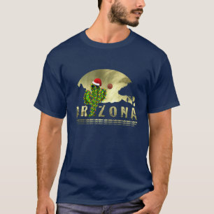 Arizona Saguaro Christmas Lights T-Shirt