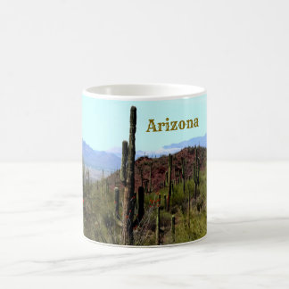 Arizona saguaro mountain landscape coffee mug