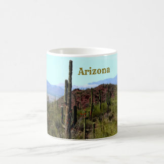Arizona saguaro mountain landscape  coffee mug