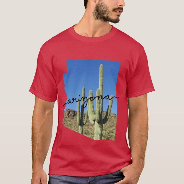 Arizona Saguaros Oversized T-Shirt (Front)