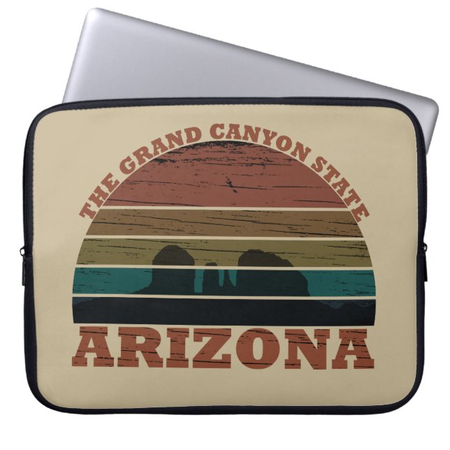 Arizona sedona Grand canyon landscape retro Laptop Sleeve (Front)