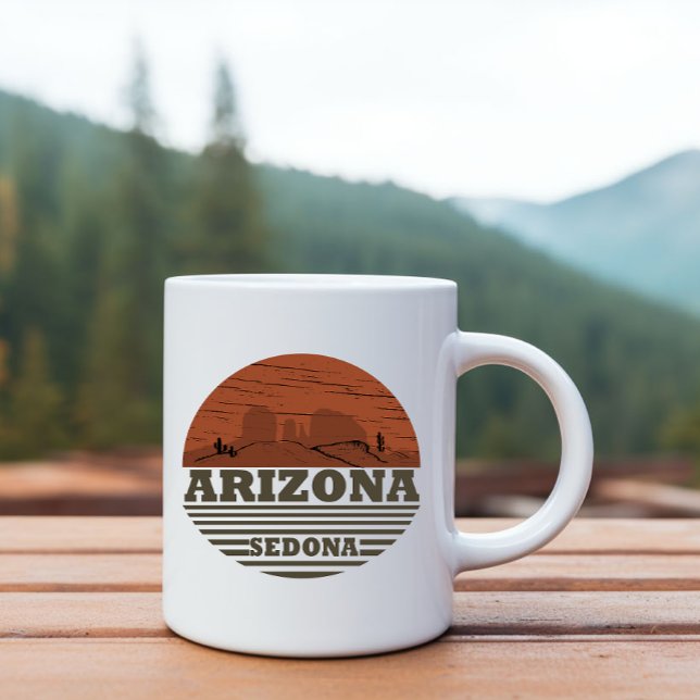 Arizona Sedona landscape vintage az retro Mug (Creator Uploaded)