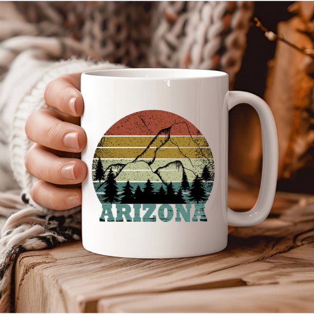 Arizona Sedona vintage sunset retro az Coffee Mug (Creator Uploaded)