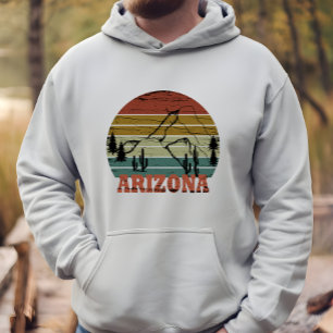 Arizona Sedona vintage sunset retro az Hoodie