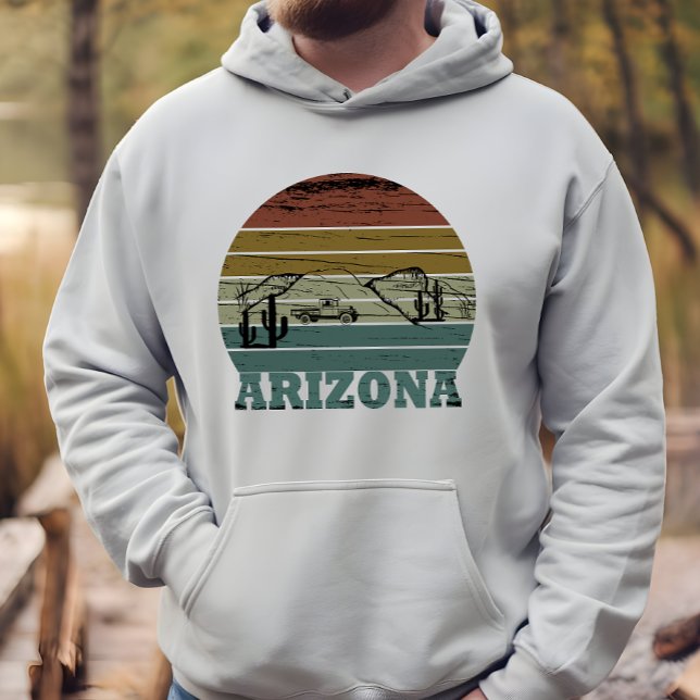 Arizona Sedona vintage sunset retro az Hoodie (Creator Uploaded)