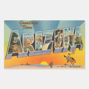 Arizona, Sheet of 4 Arizona stickers