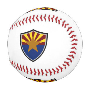Arizona shield flag baseball