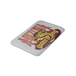 Arizona Snake Art Bath Mat