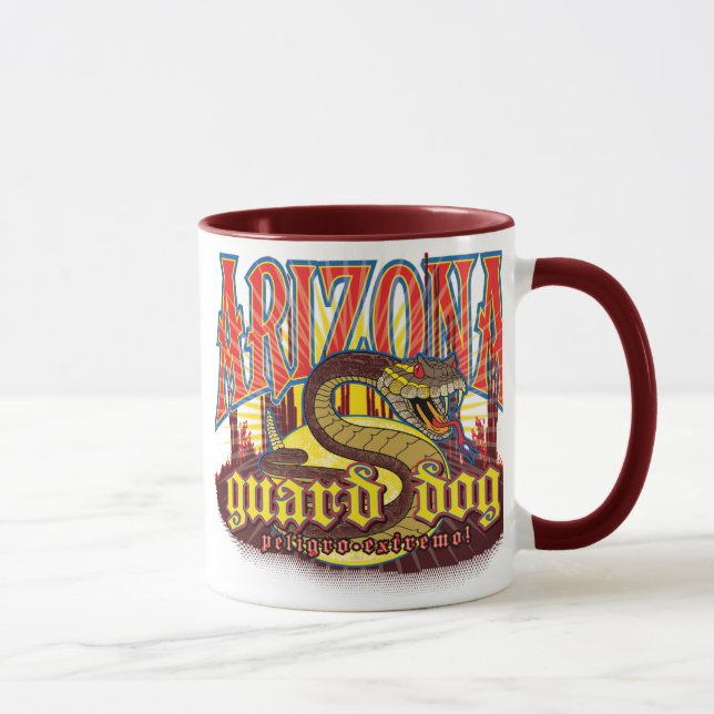 Arizona Snake on Guard Mug (Right)