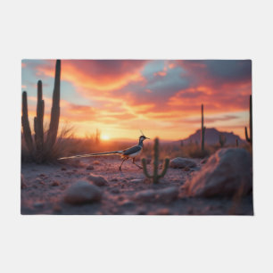 Arizona Southwest Desert Roadrunner Doormat