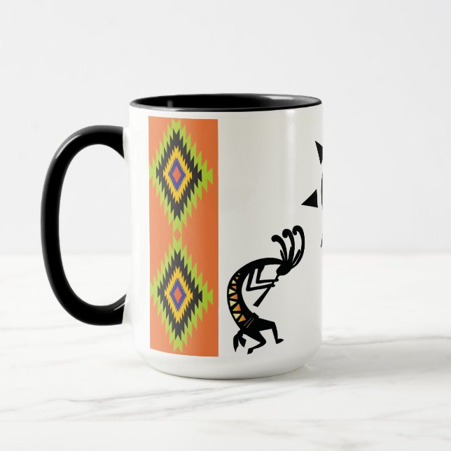 Arizona Southwestern Sun Kokopelli Mug (Left)