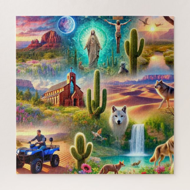 Arizona Spiritual Trip Jigsaw Puzzle (Vertical)