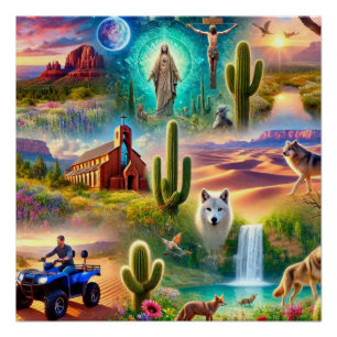 Arizona Spiritual Trip Poster