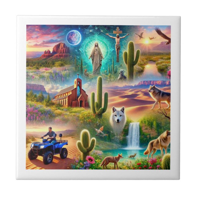 Arizona Spiritual Trip Tile (Front)