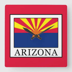 Arizona Square Wall Clock