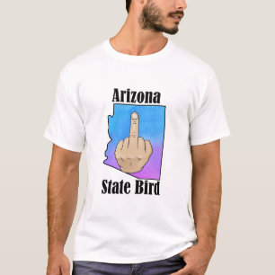 Arizona state bird t-shirt middle finger color