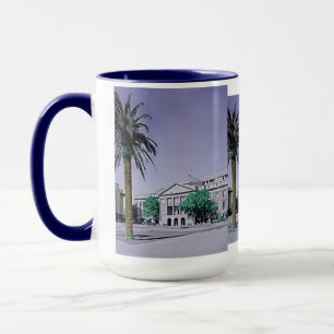 Arizona State Capitol Retro with Touch of Colour Mug