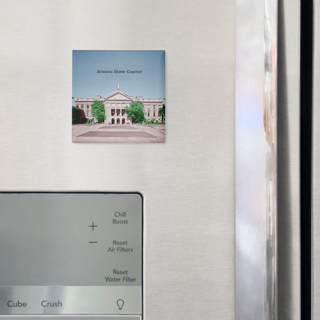 Arizona State Capitol Tinted Colourized Magnet (In Situ (Fridge))