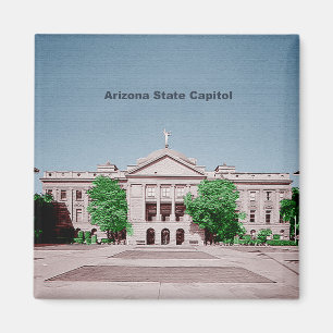 Arizona State Capitol Tinted Colourized Magnet
