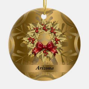 Arizona State Christmas Ornament