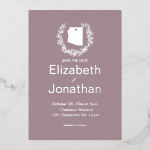 Arizona State Destination Wedding Silver