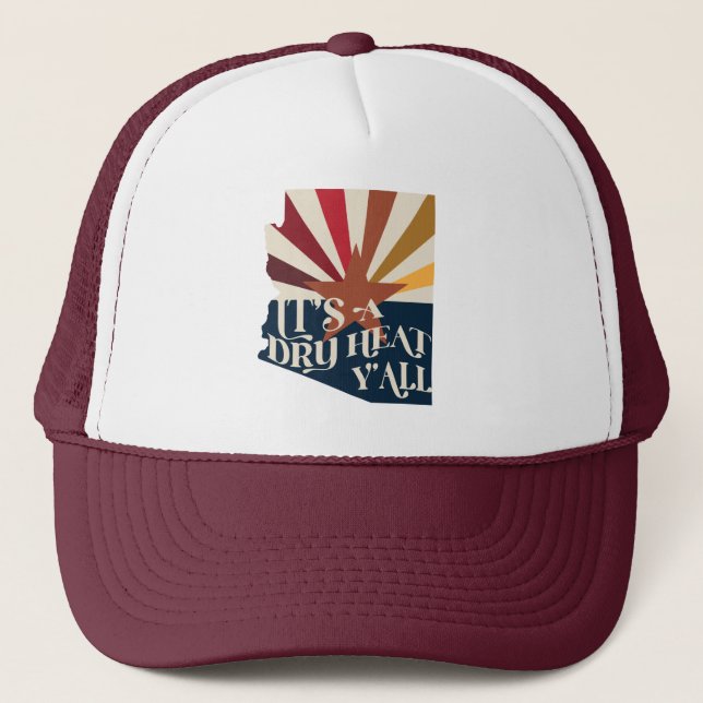 Arizona State Dry Heat  Trucker Hat (Front)