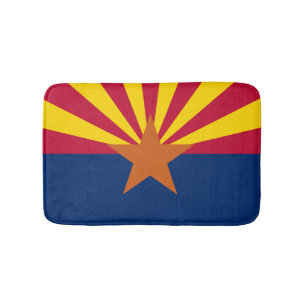 Arizona State Flag Bath Mat
