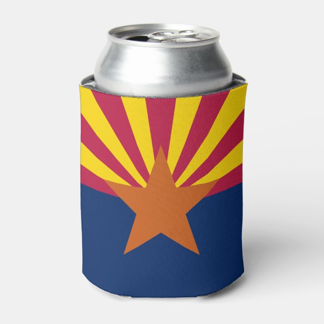 Arizona State Flag Can Cooler (Can Front)