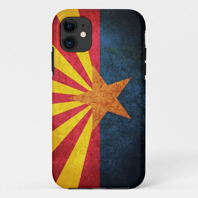 Arizona State Flag Case-Mate iPhone Case (Back)