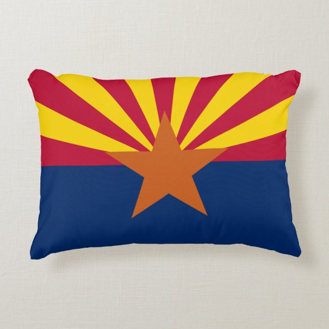 Arizona State Flag Decorative Cushion (Front)