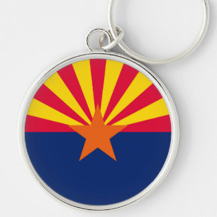 Arizona State Flag Design Key Ring