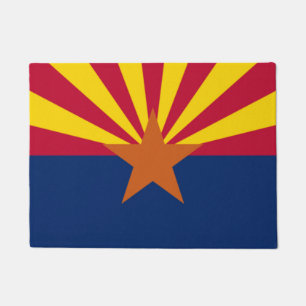 Arizona State flag door matt Doormat