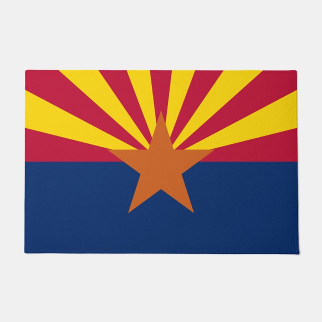 Arizona State Flag Doormat (Front)
