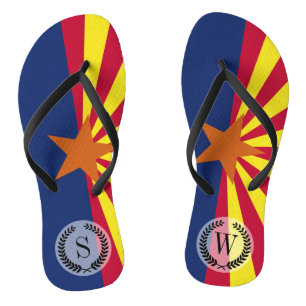 Arizona State Flag Flip Flops