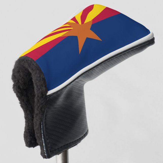 Arizona State Flag Golf Head Cover (3/4 Front)