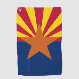 Arizona State Flag Golf Towel