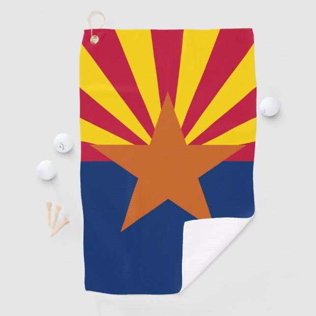 Arizona State Flag Golf Towel (InSitu)