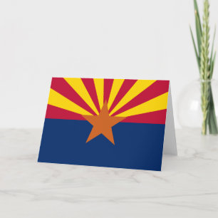 Arizona State Flag Greeting Card