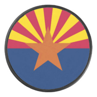 Arizona State Flag Hockey Puck